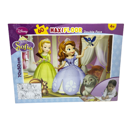 Princess Sofia Maxifloor Double Face Puzzle