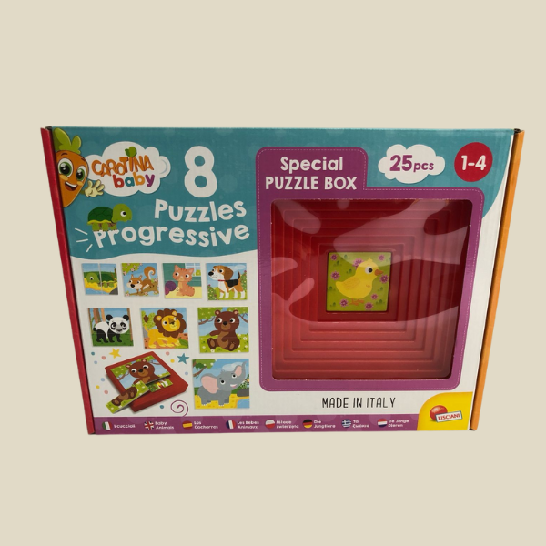 Animals Progressive Puzzles Pack